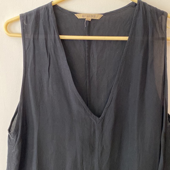 Ali Golden size Xs/s black silk long dress - Picture 5 of 9